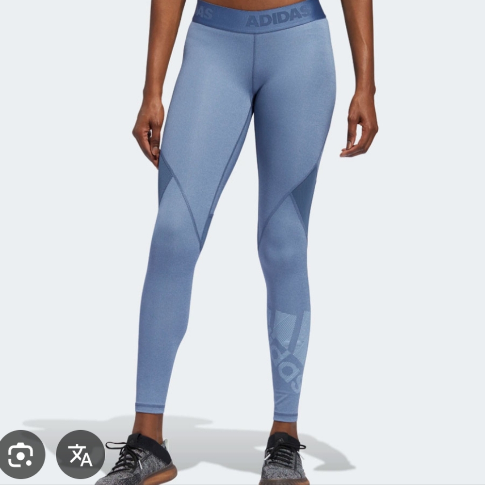 Adidas Women's Blue Sport Tights
